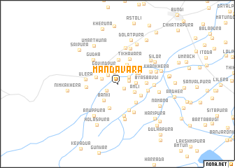 map of Mandāvara