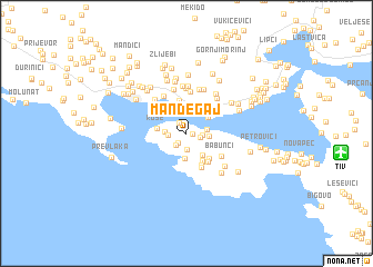 map of Mandegaj