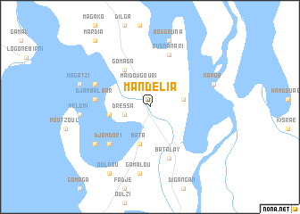 map of Mandélia