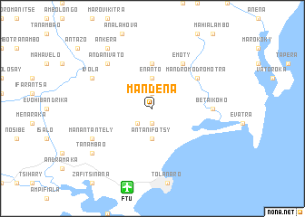 map of Mandena