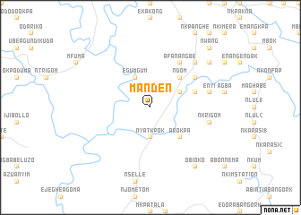 map of Manden