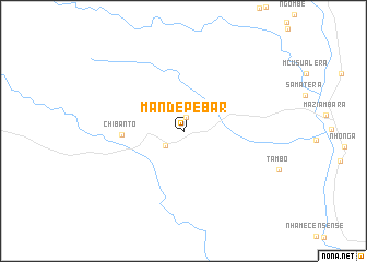 map of Mandepebar