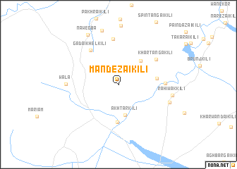 map of Mandezai Kili