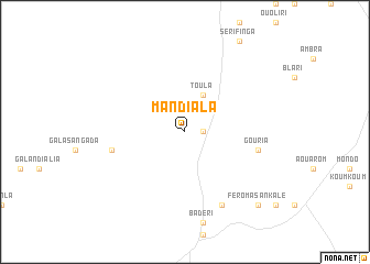 map of Mandiala