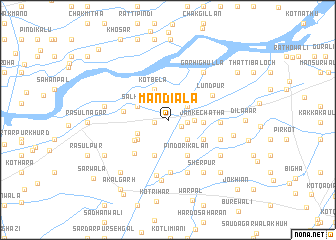 map of Mandiāla