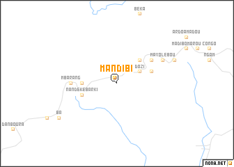 map of Mandib I