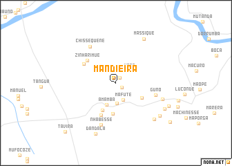 map of Mandieira