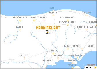 map of Manding-laut