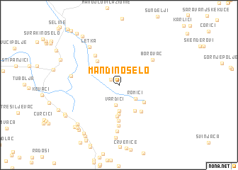 map of Mandino Selo