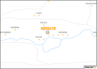 map of Mandiya