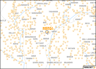 map of Mandi