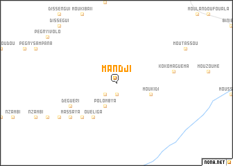 map of Mandji