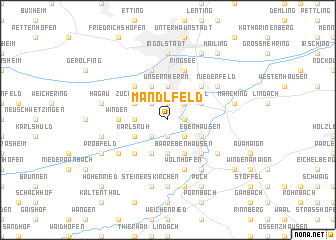 map of Mändlfeld