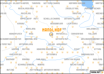 map of Mandlhof