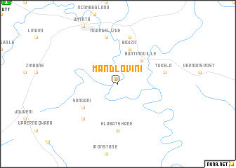 map of Mandlovini