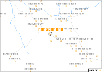 map of Mandoanono