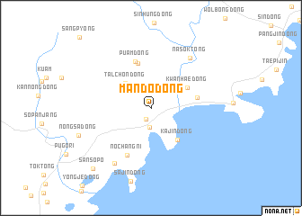 map of Mando-dong