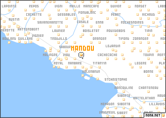 map of Mandou