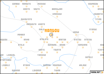 map of Mandou