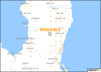 map of Mandriale