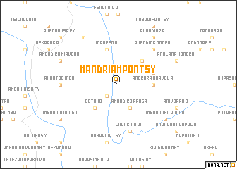 map of Mandriampontsy