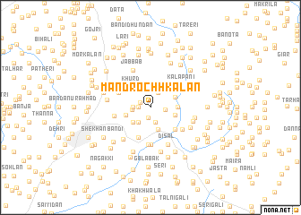 map of Mandrochh Kalan