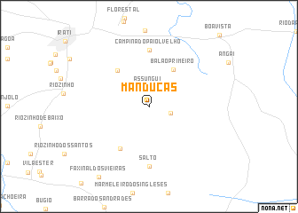 map of Manducas
