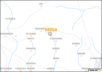 map of Mandu