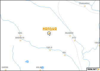 map of Mandwa