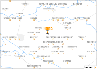 map of Mánd