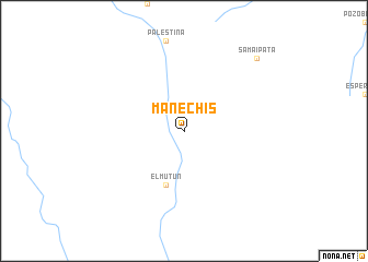 map of Manechis