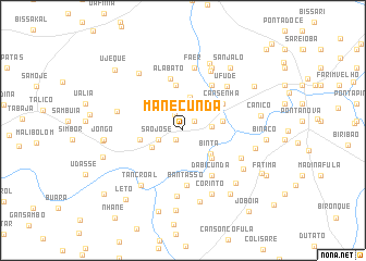 map of Manecunda