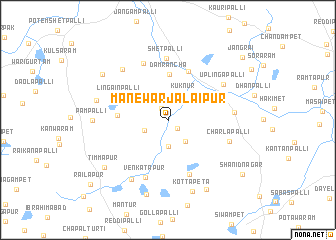 map of Manewār Jalāipur