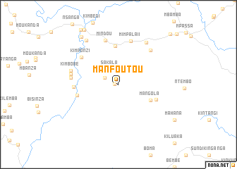 map of Manfoutou