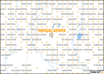 map of Mangalāpāra