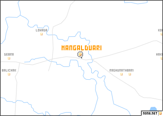 map of Mangalduāri