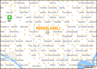 map of Mangalkhāli