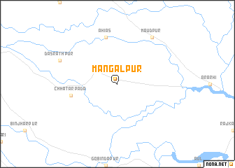 map of Mangalpur