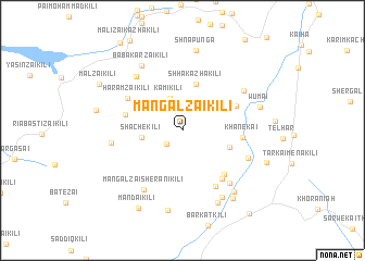 map of Mangalzai Kili