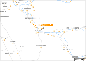 map of Mangamanga