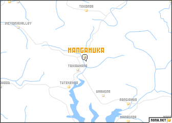 map of Mangamuka