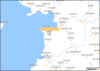 map of Manganan