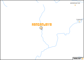 map of Manganjaya