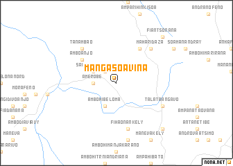 map of Mangasoavina
