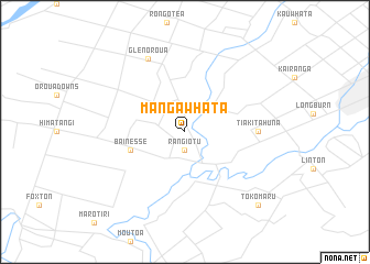 map of Mangawhata