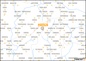 map of Manga