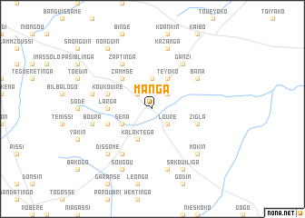 map of Manga