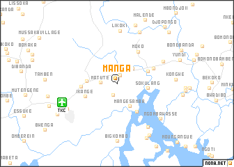 map of Manga