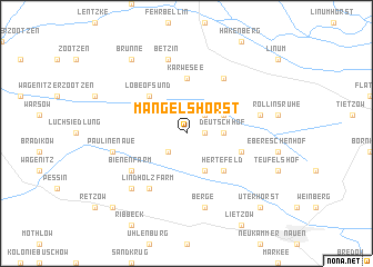 map of Mangelshorst