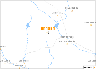 map of Mangen